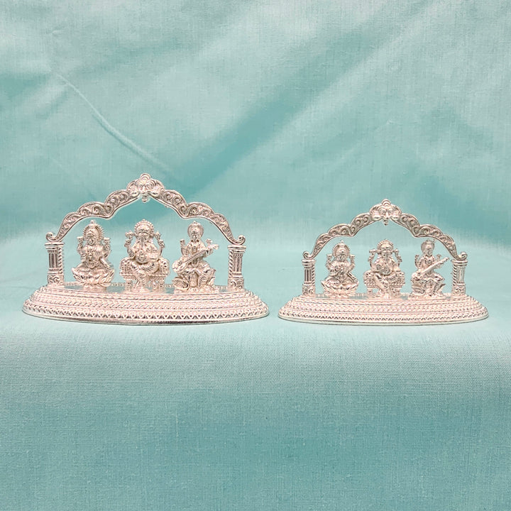 Silver Mandhir Trimurthi