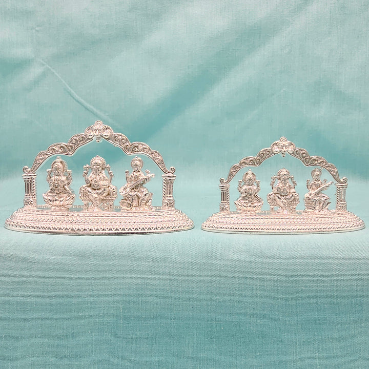Silver Mandhir Trimurthi