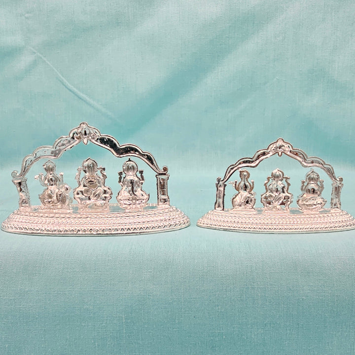 Silver Mandhir Trimurthi