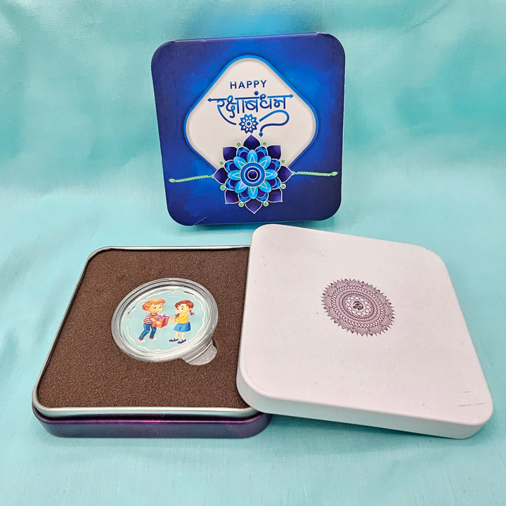 20gm Rakhi Silver Coin