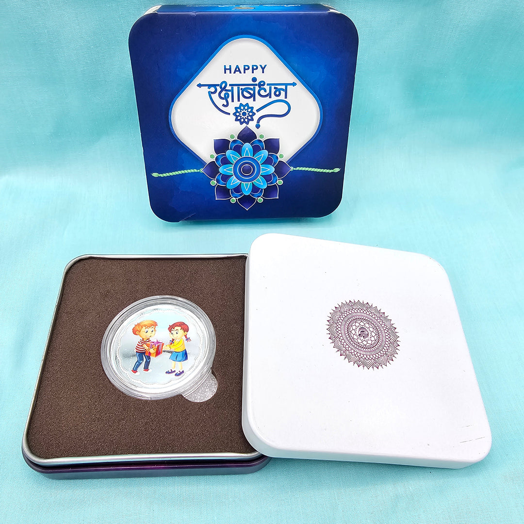 20gm Rakhi Silver Coin
