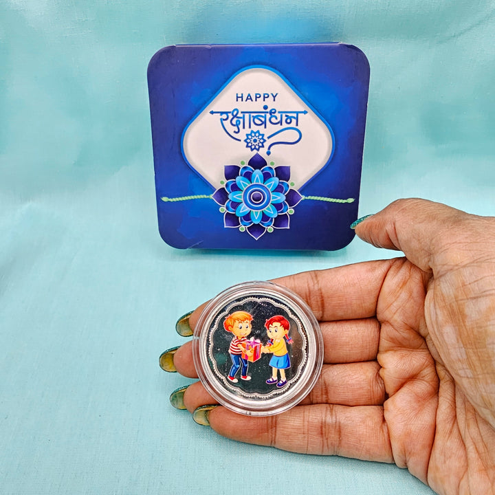 20gm Rakhi Silver Coin