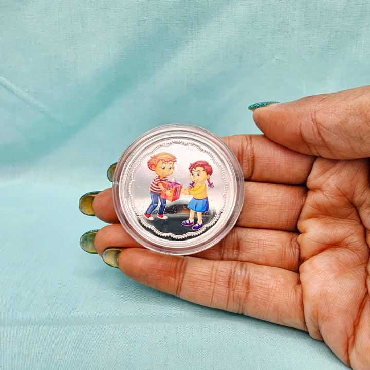 20gm Rakhi Silver Coin