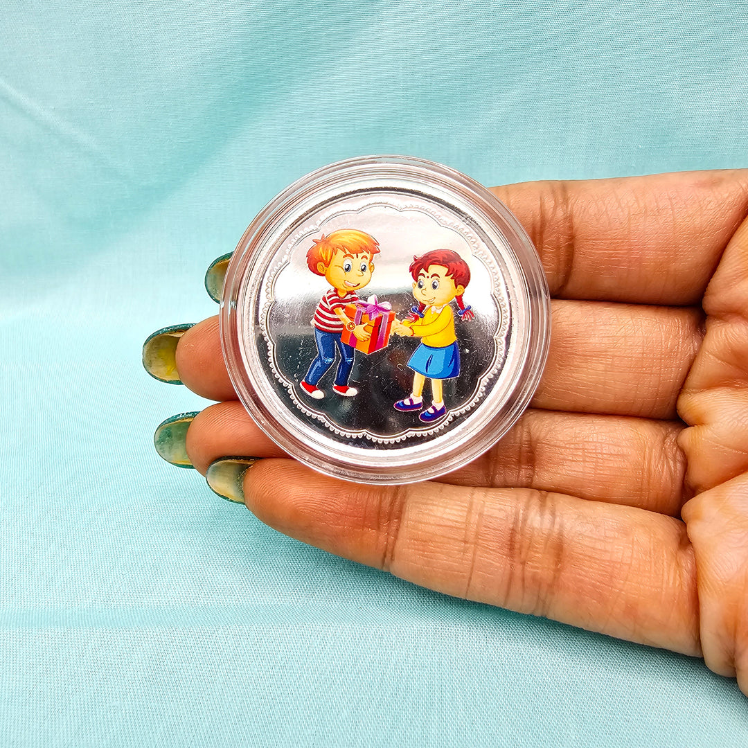 20gm Rakhi Silver Coin