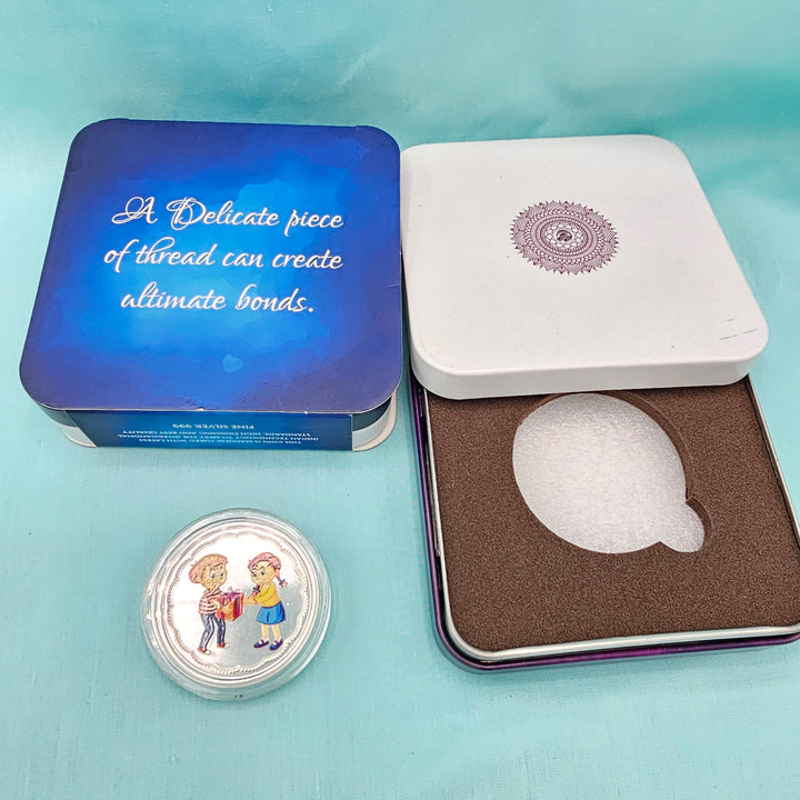 20gm Rakhi Silver Coin