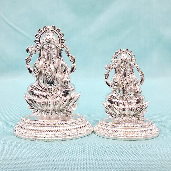 Silver Ganesh idol
