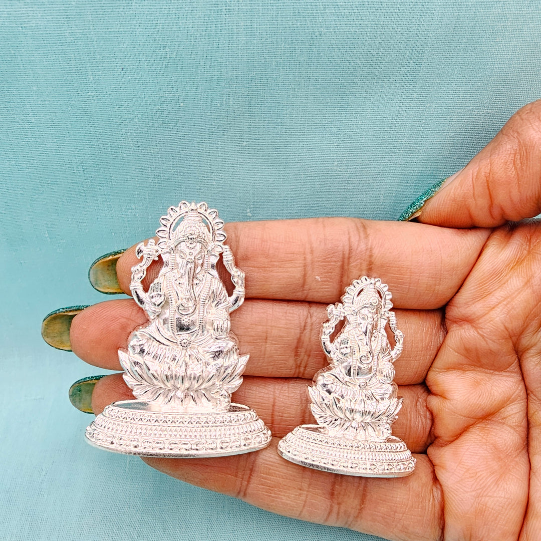 Silver Ganesh idol