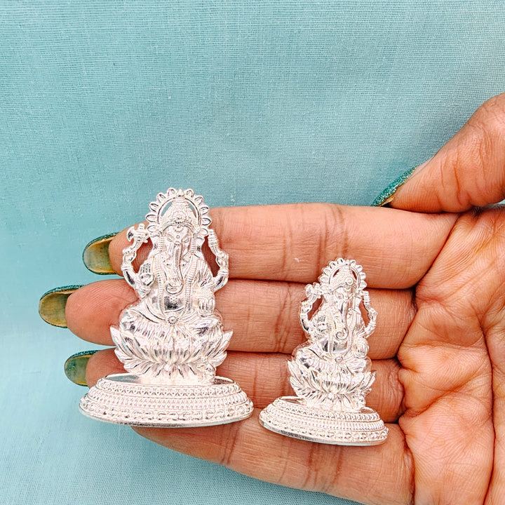Silver Ganesh idol