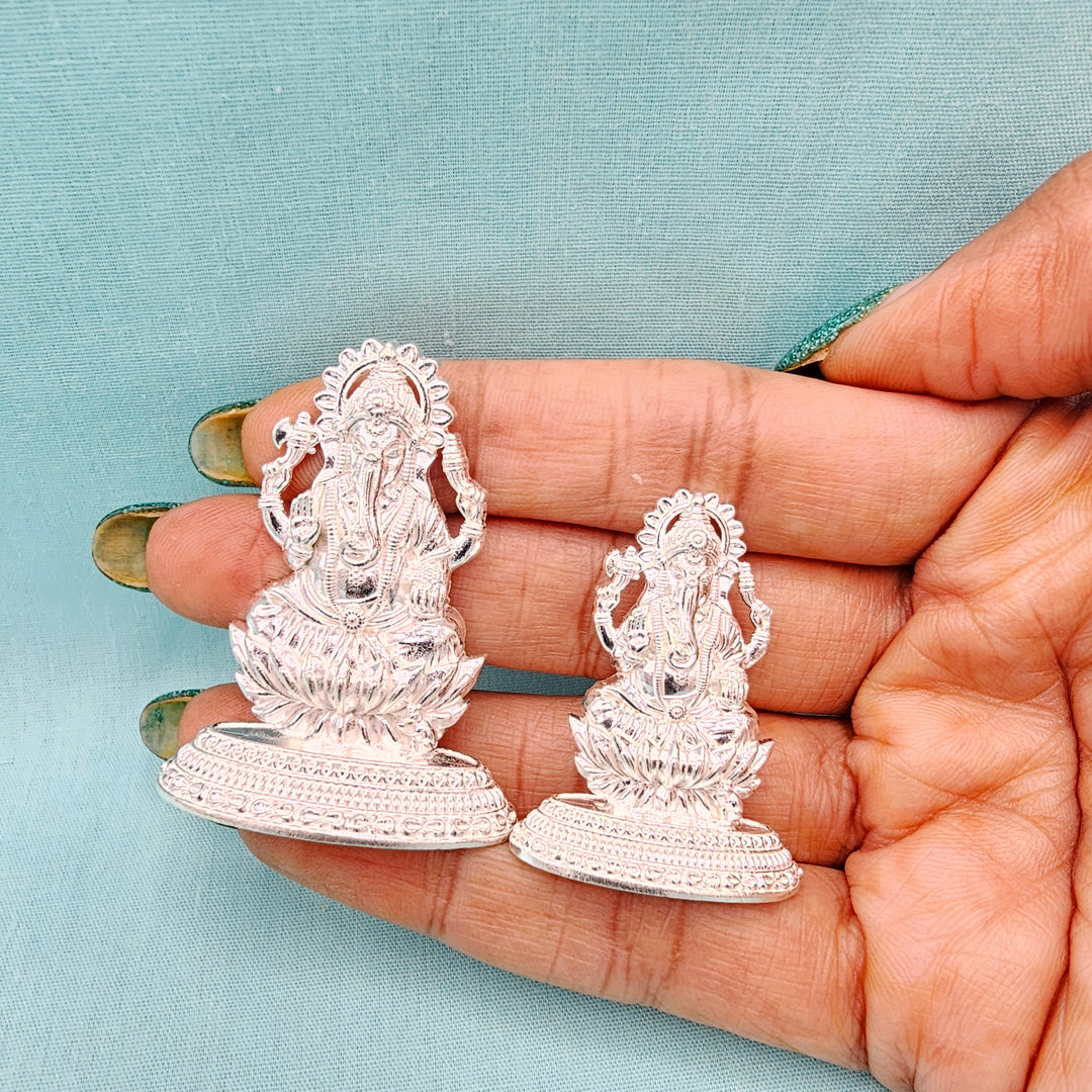 Silver Ganesh idol