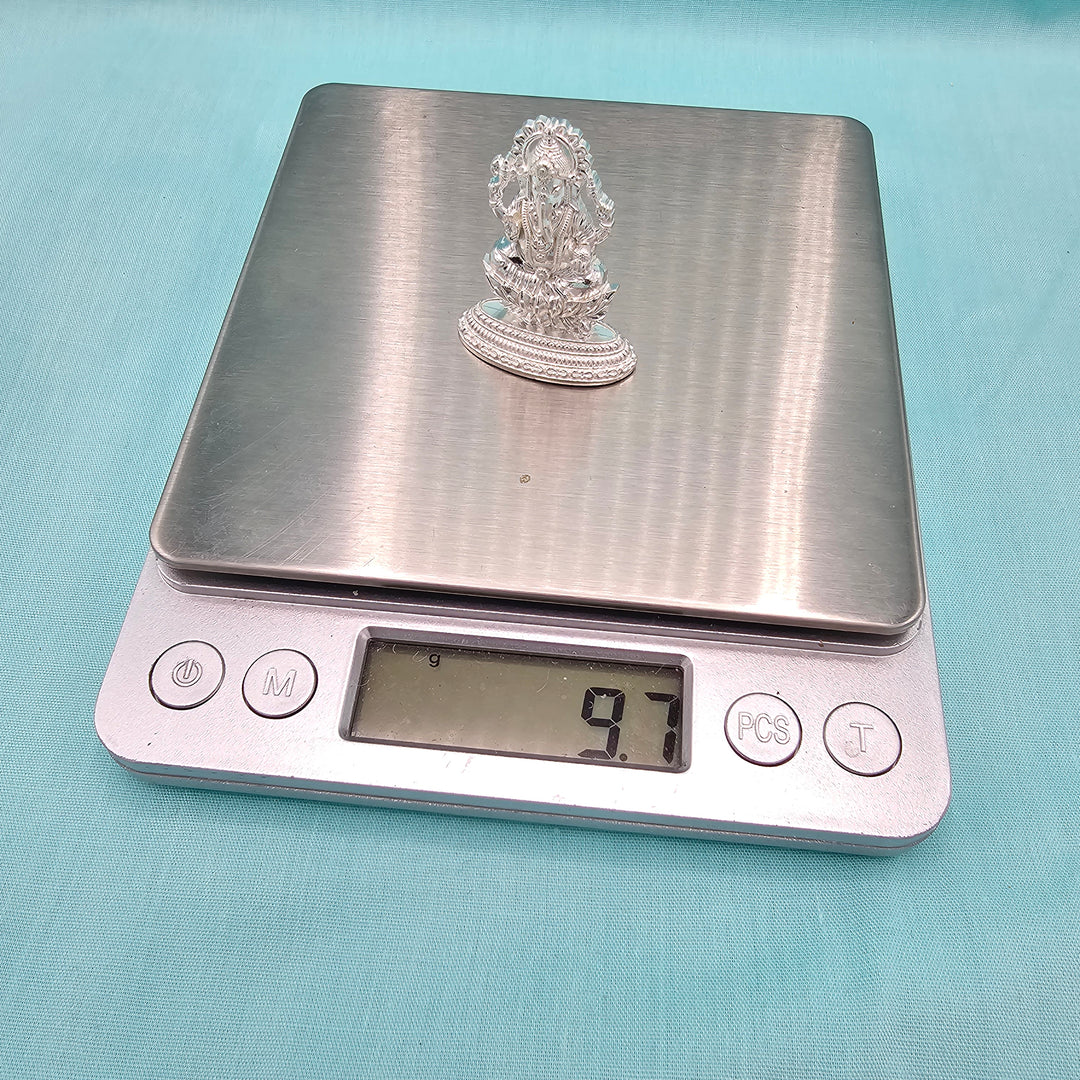 Silver Ganesh idol