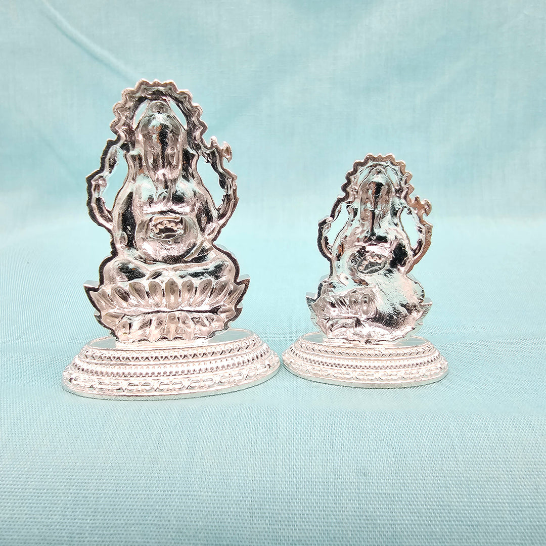 Silver Ganesh idol