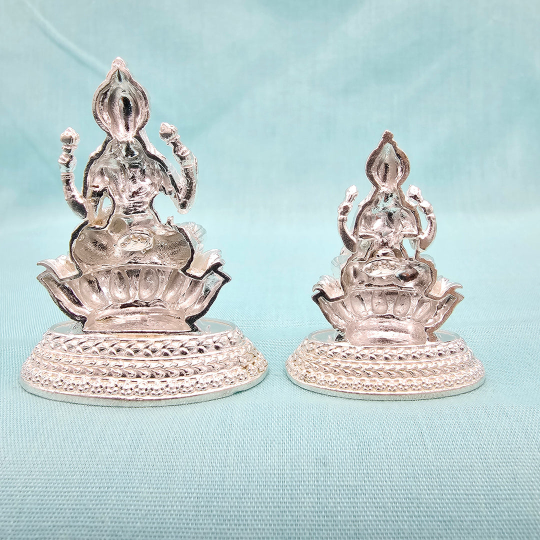 Silver Lakshmi Idol