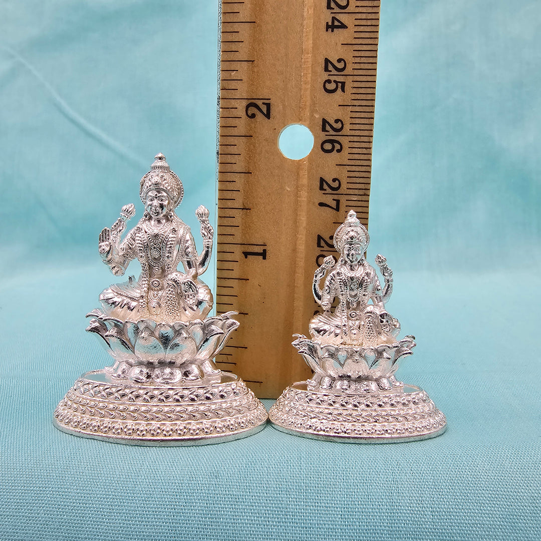 Silver Lakshmi Idol