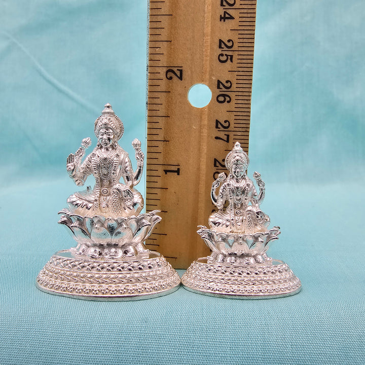 Silver Lakshmi Idol