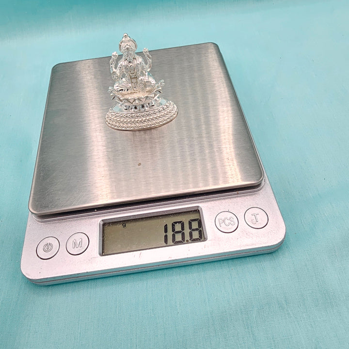 Silver Lakshmi Idol