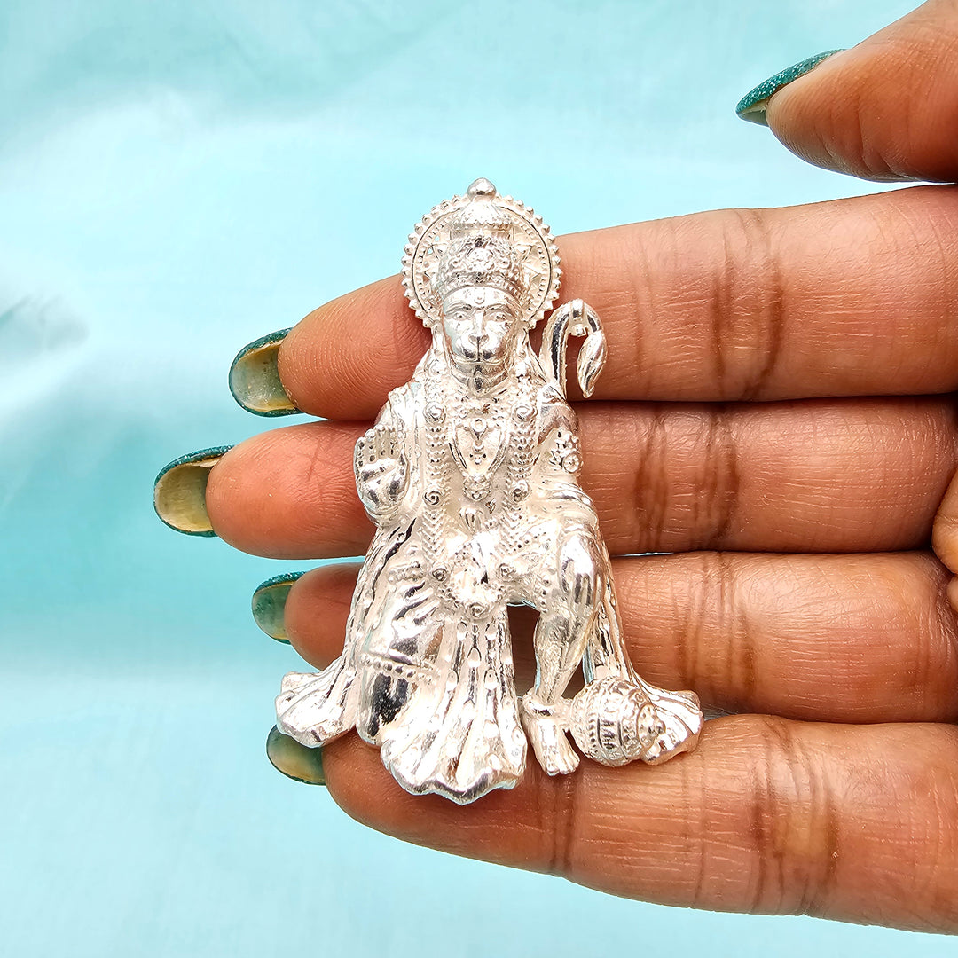 Silver Lord Hanuman