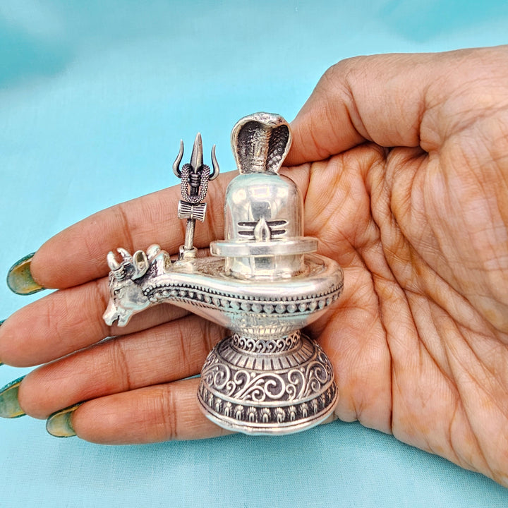 92.5 Silver Shivalingam