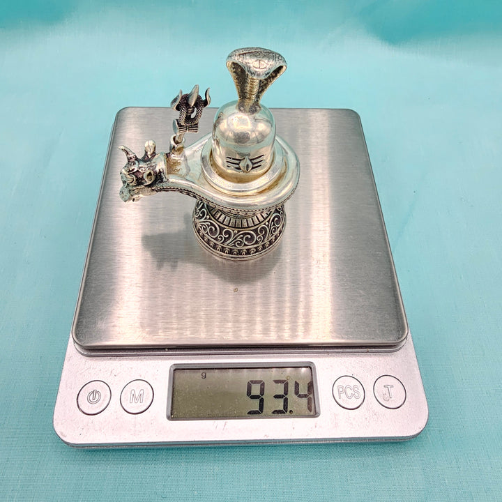 92.5 Silver Shivalingam