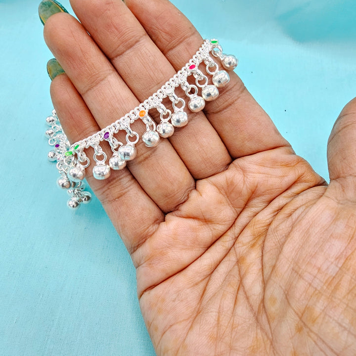Infants/ kids Silver anklets