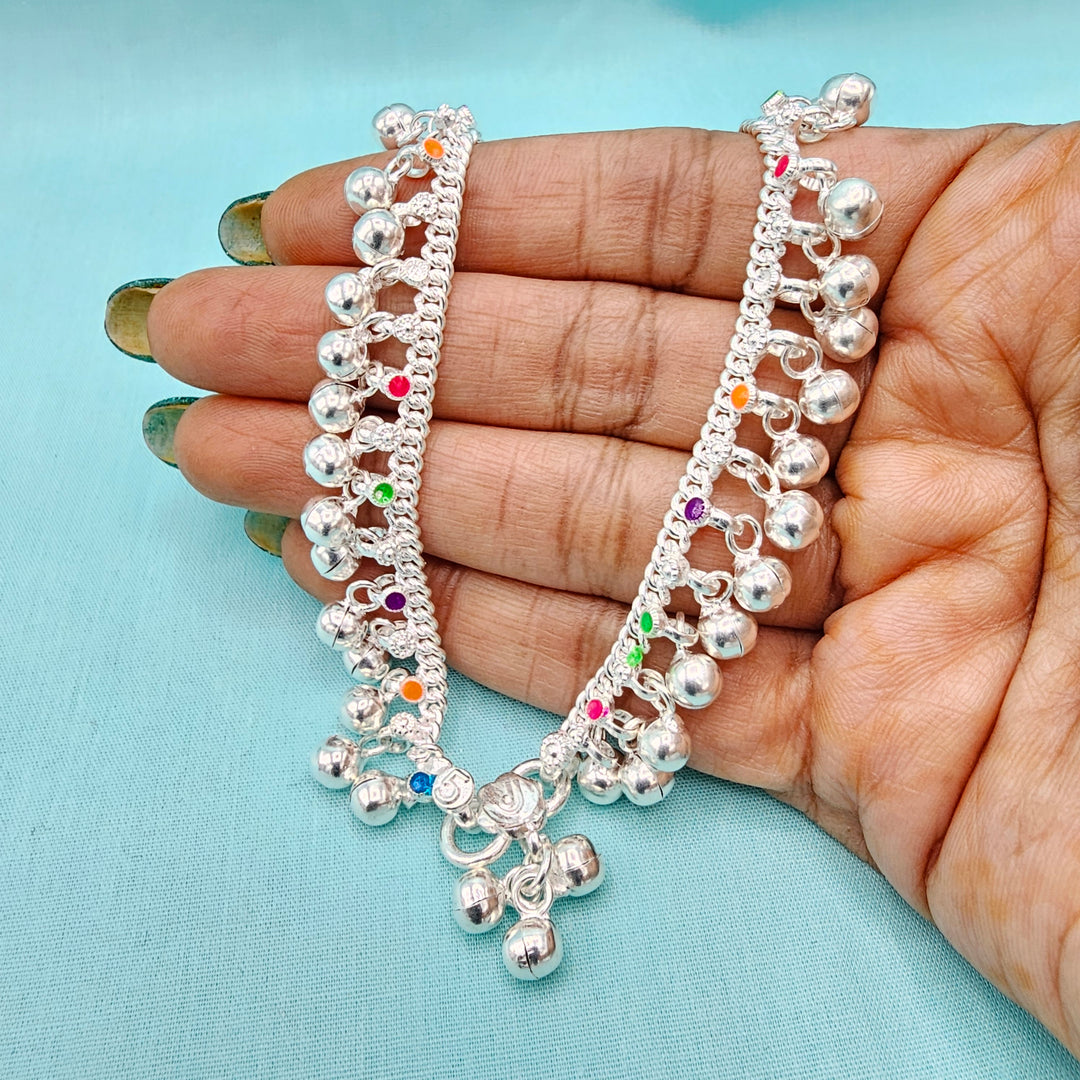 Infants/ kids Silver anklets