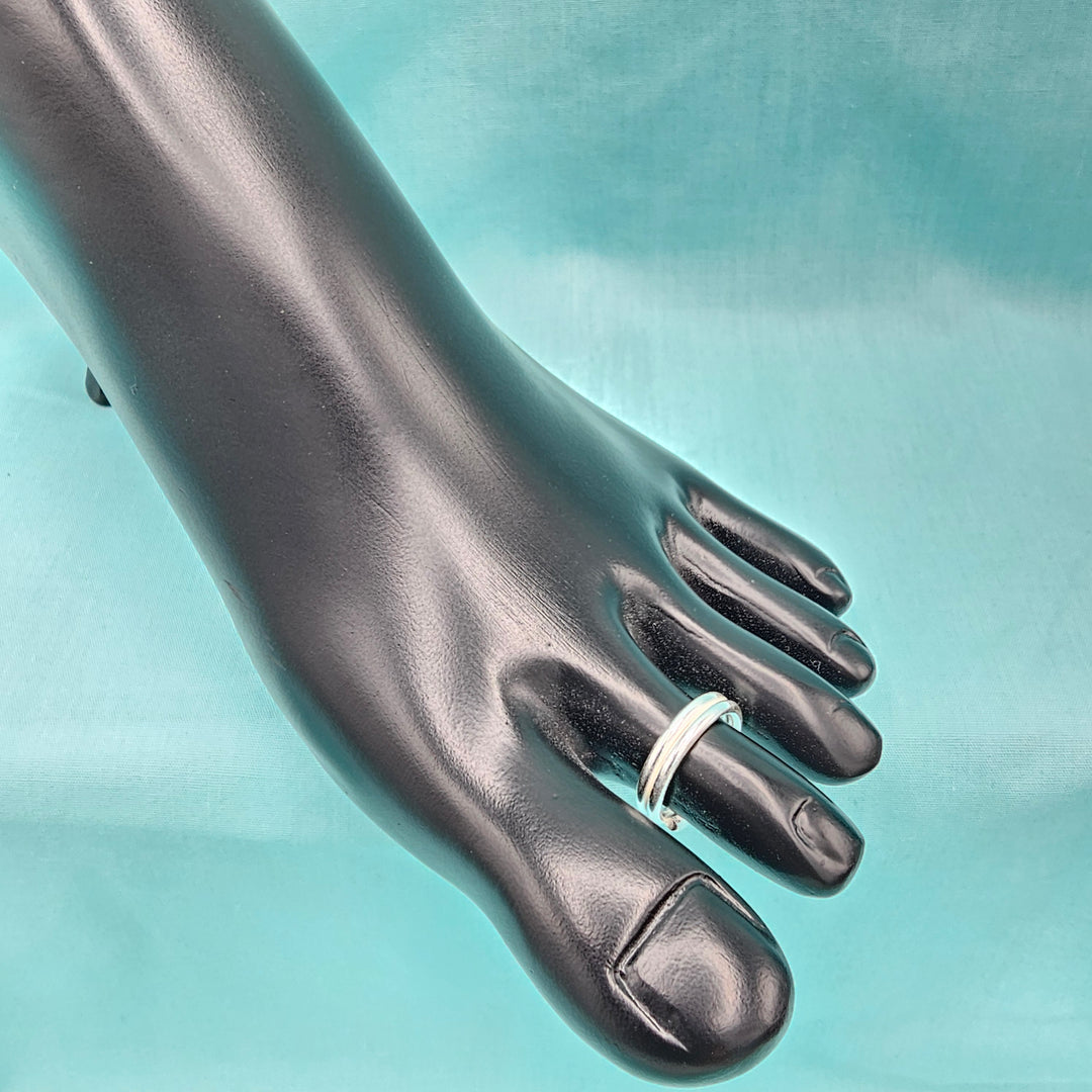 Adjustable Silver toerings