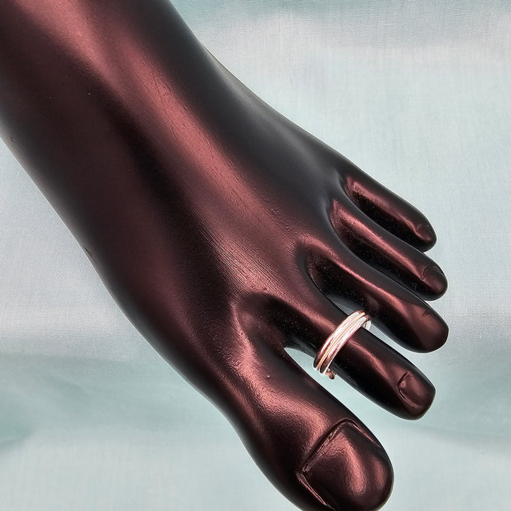 Adjustable Silver toerings