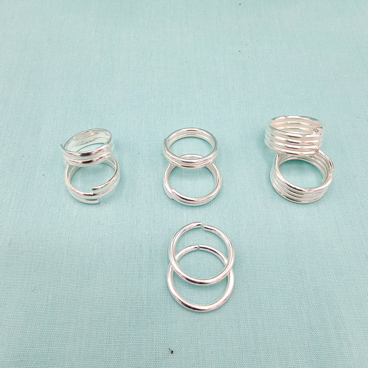 Adjustable Silver toerings