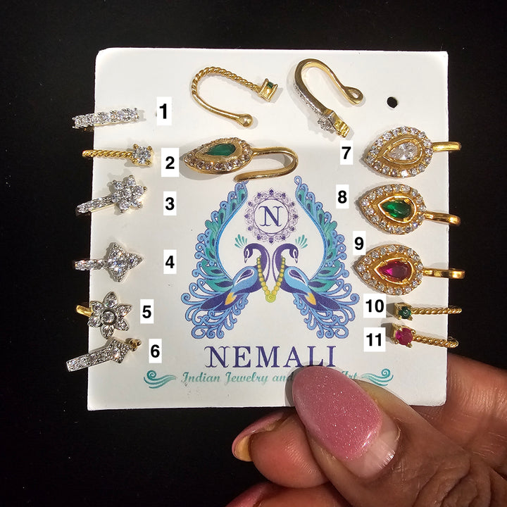 92.5 Silver Nose pins