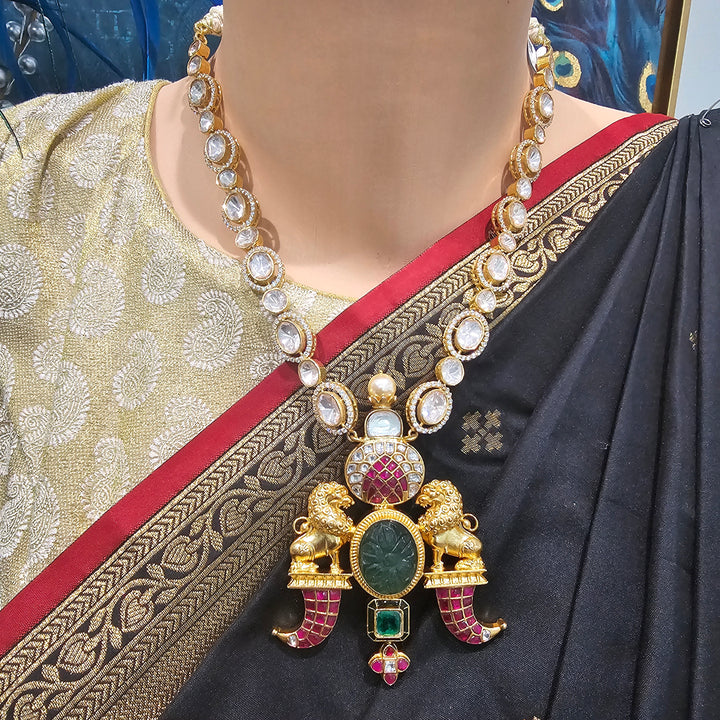 Moissanite Puligoru Necklace Set