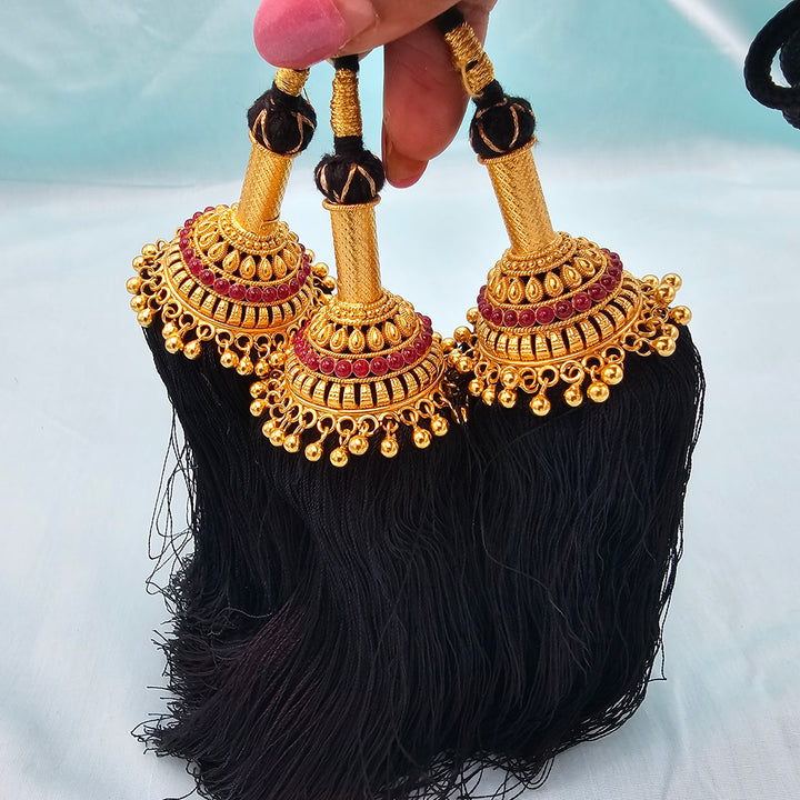 Pink Nakshi Jada Gantalu
