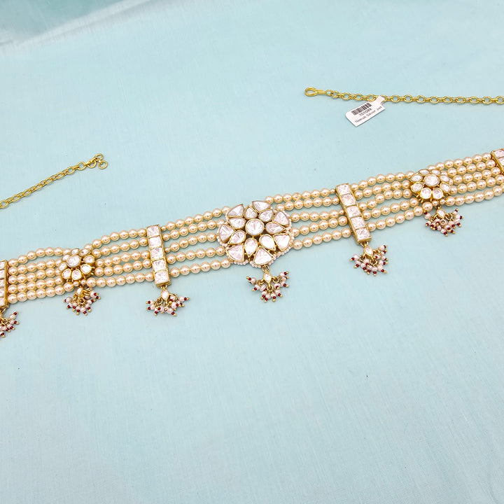 Pearl Moissanite Vaddanam