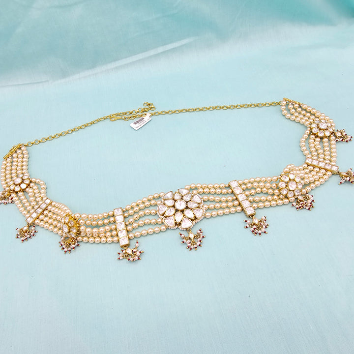 Pearl Moissanite Vaddanam