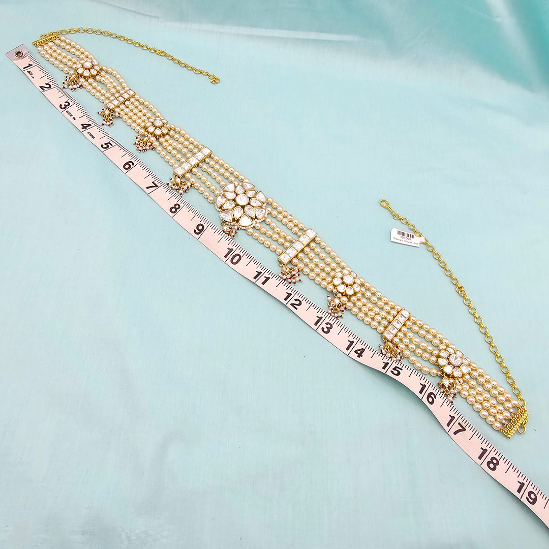 Pearl Moissanite Vaddanam