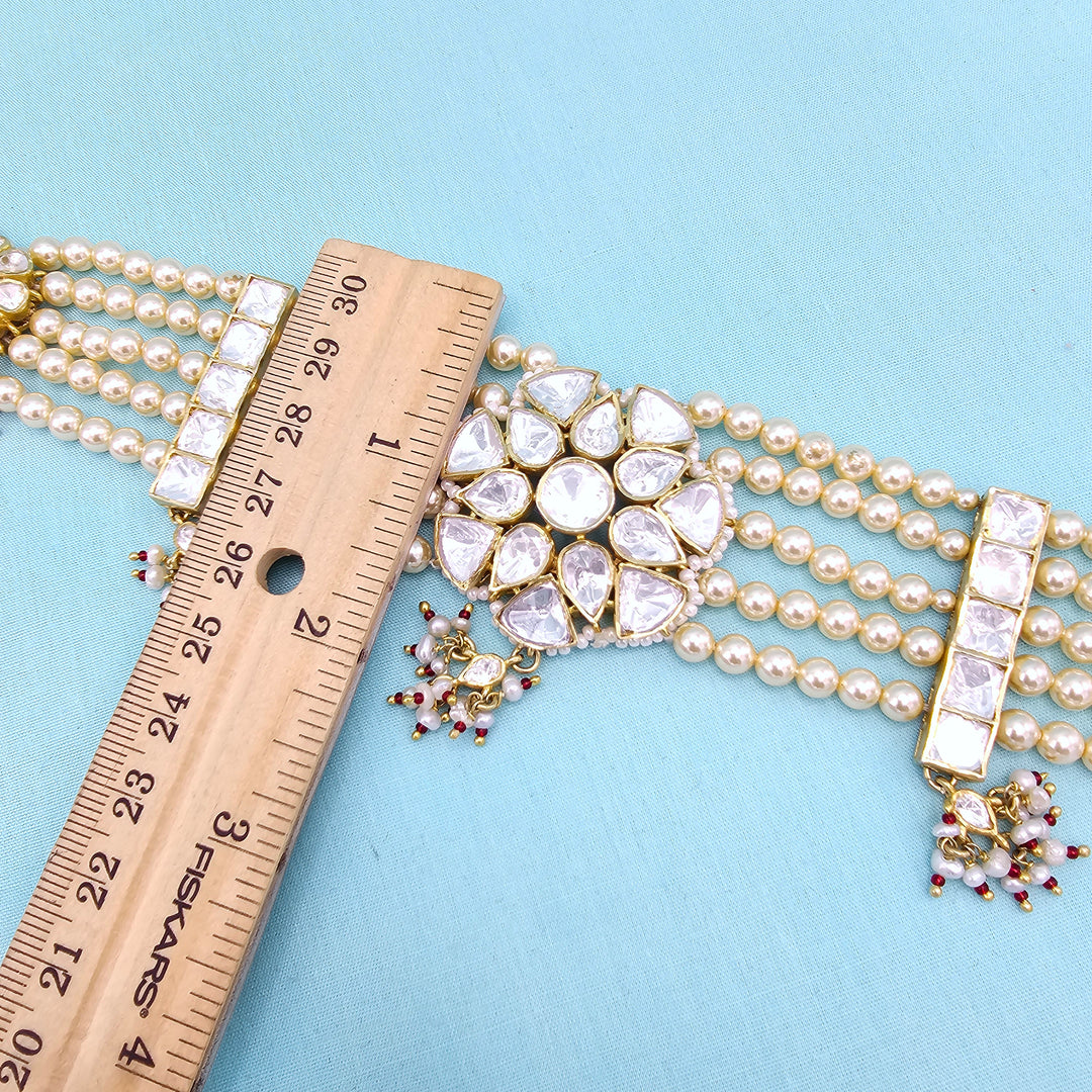 Pearl Moissanite Vaddanam