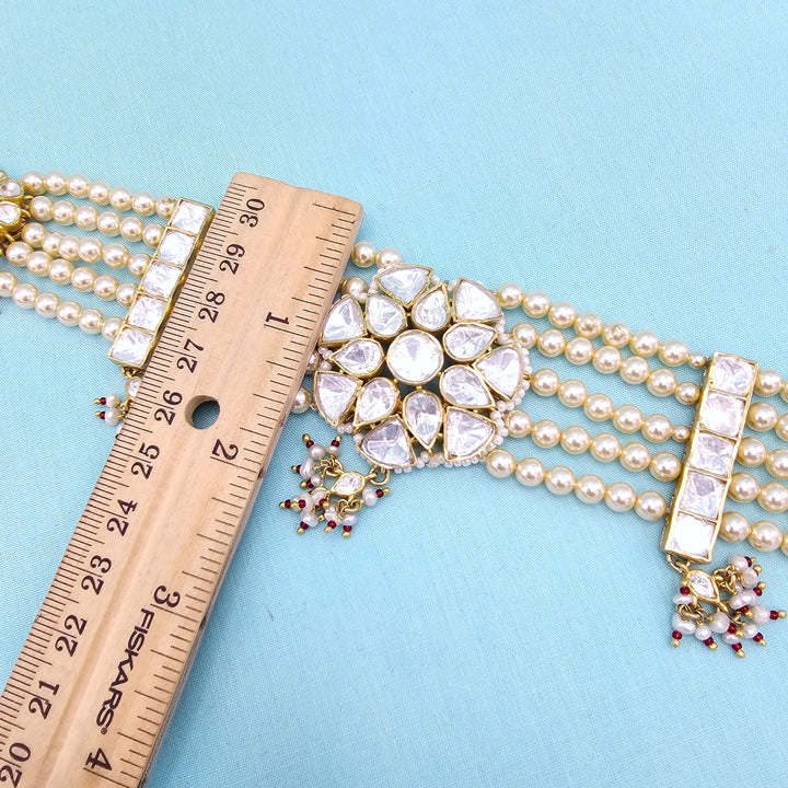 Pearl Moissanite Vaddanam