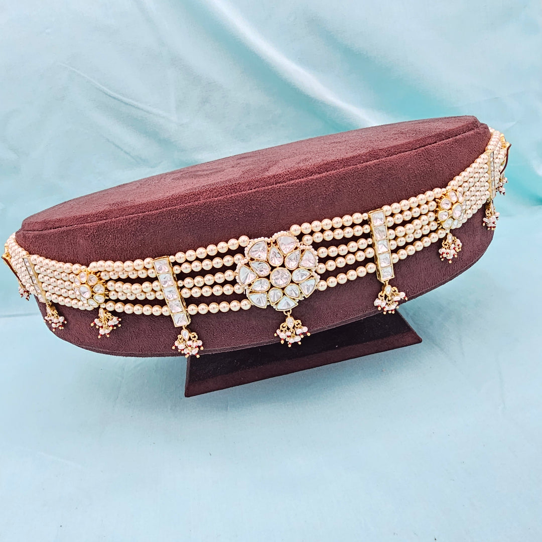 Pearl Moissanite Vaddanam