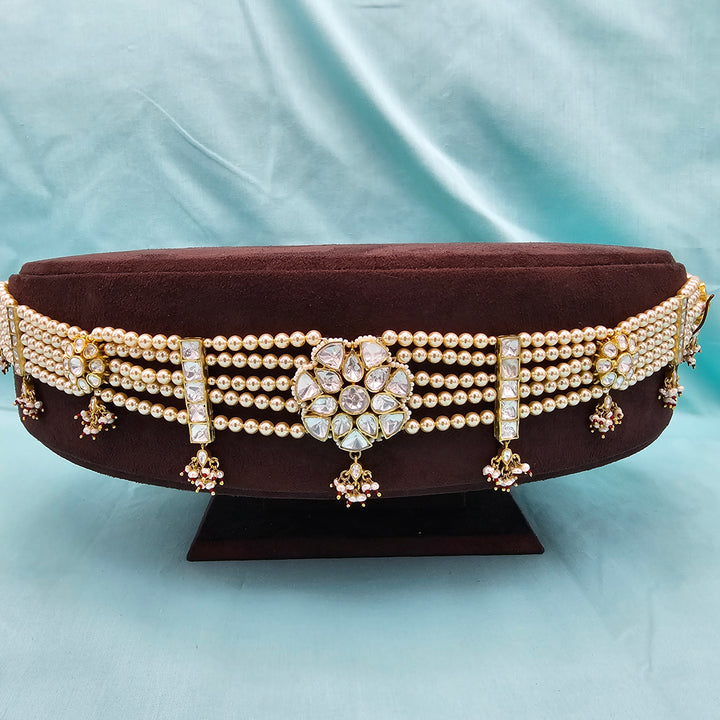 Pearl Moissanite Vaddanam