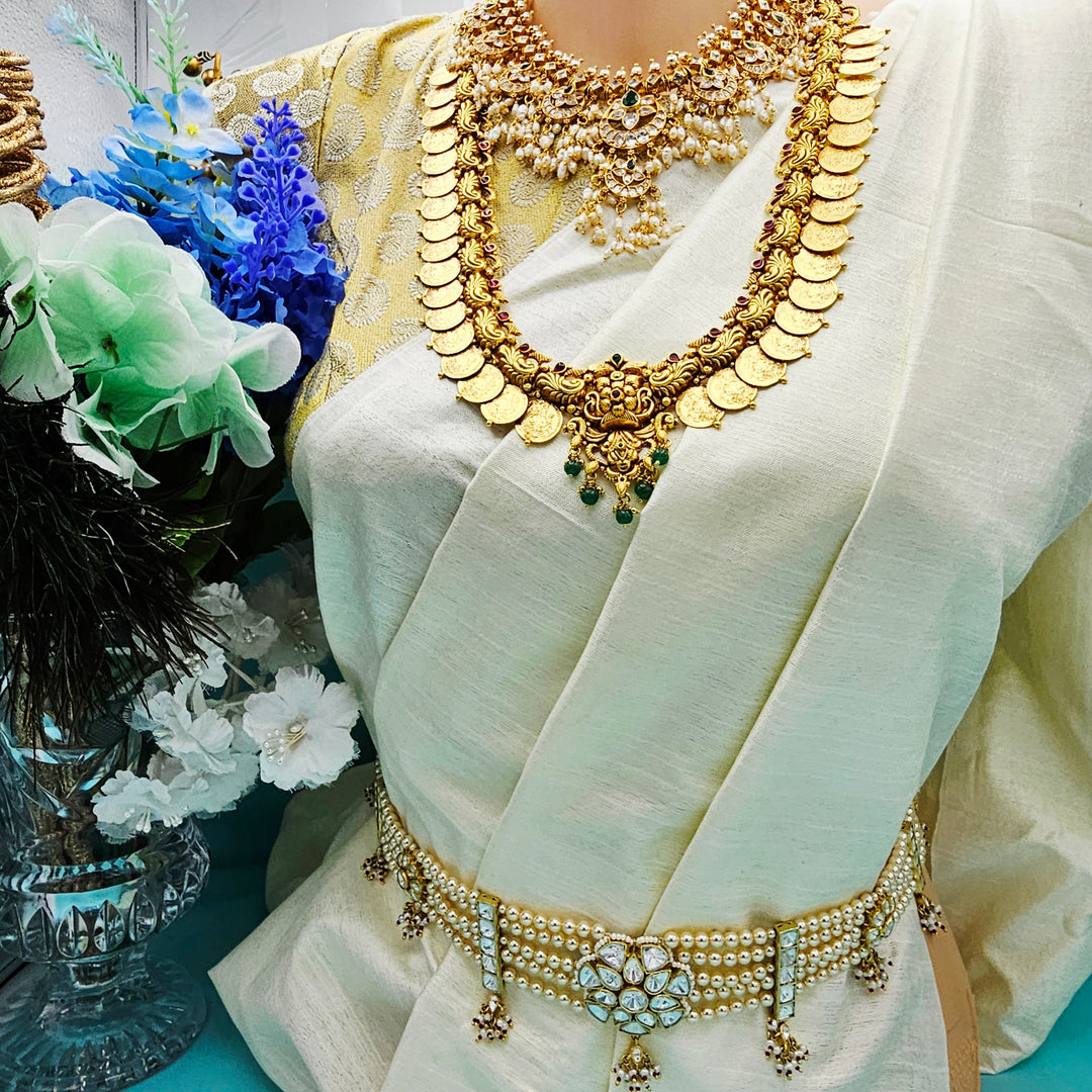 Pearl Moissanite Vaddanam