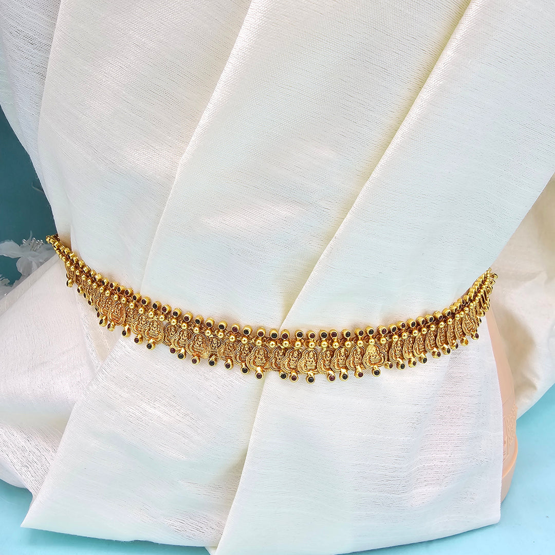 Silver 2-in-1 Haram/Waist belt