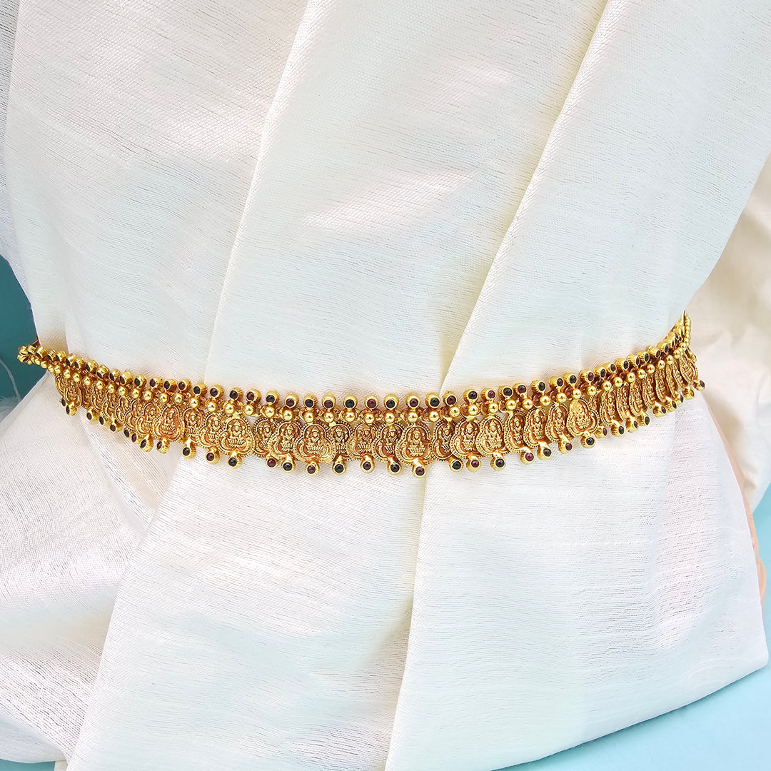 Silver 2-in-1 Haram/Waist belt