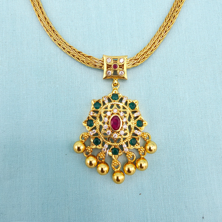 CZ Emerald Necklace