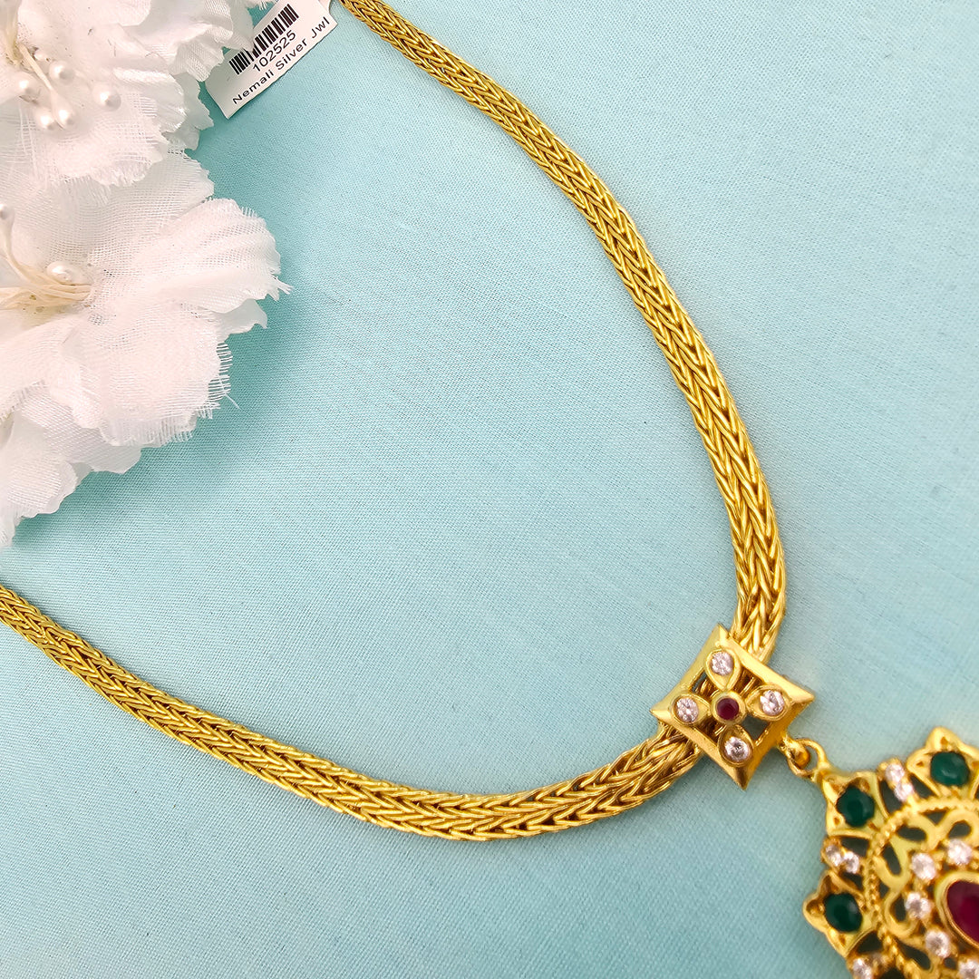 CZ Emerald Necklace