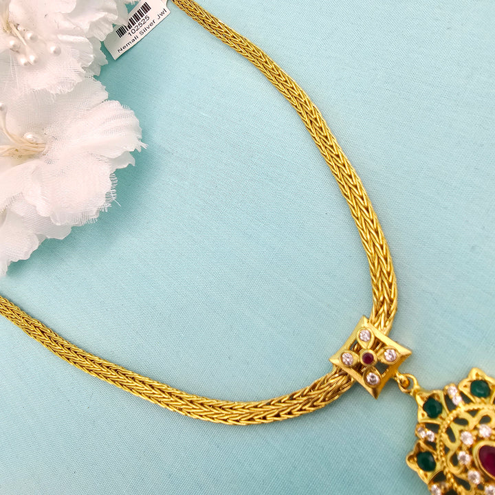 CZ Emerald Necklace