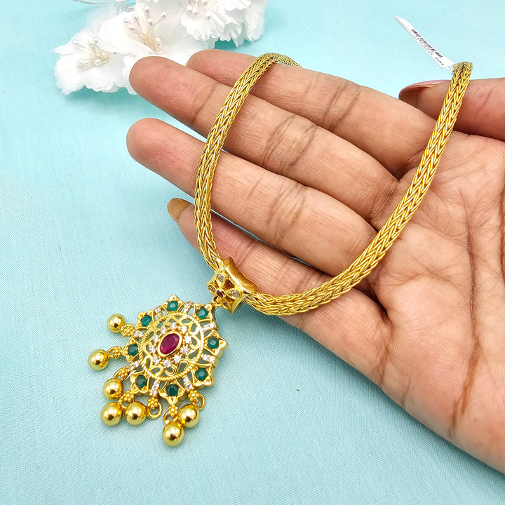 CZ Emerald Necklace