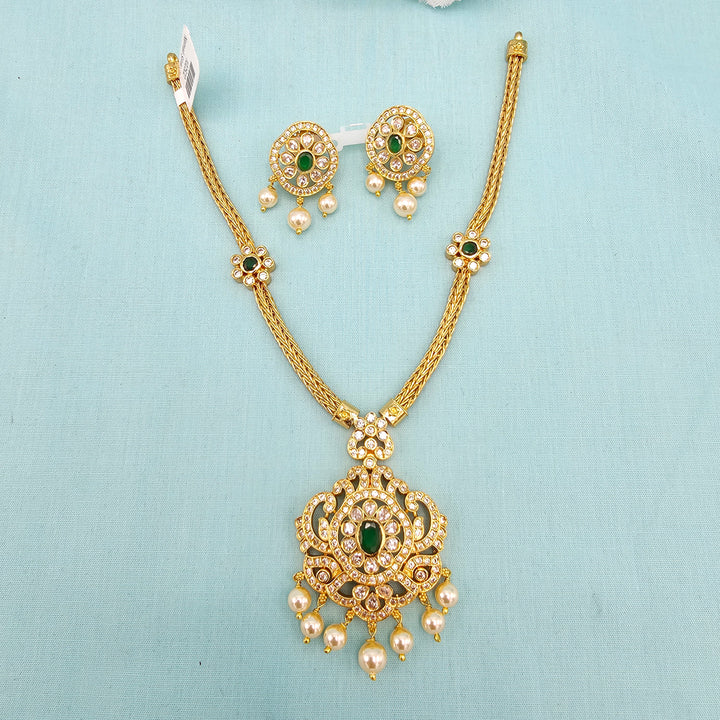 Short Emerald Necklace set