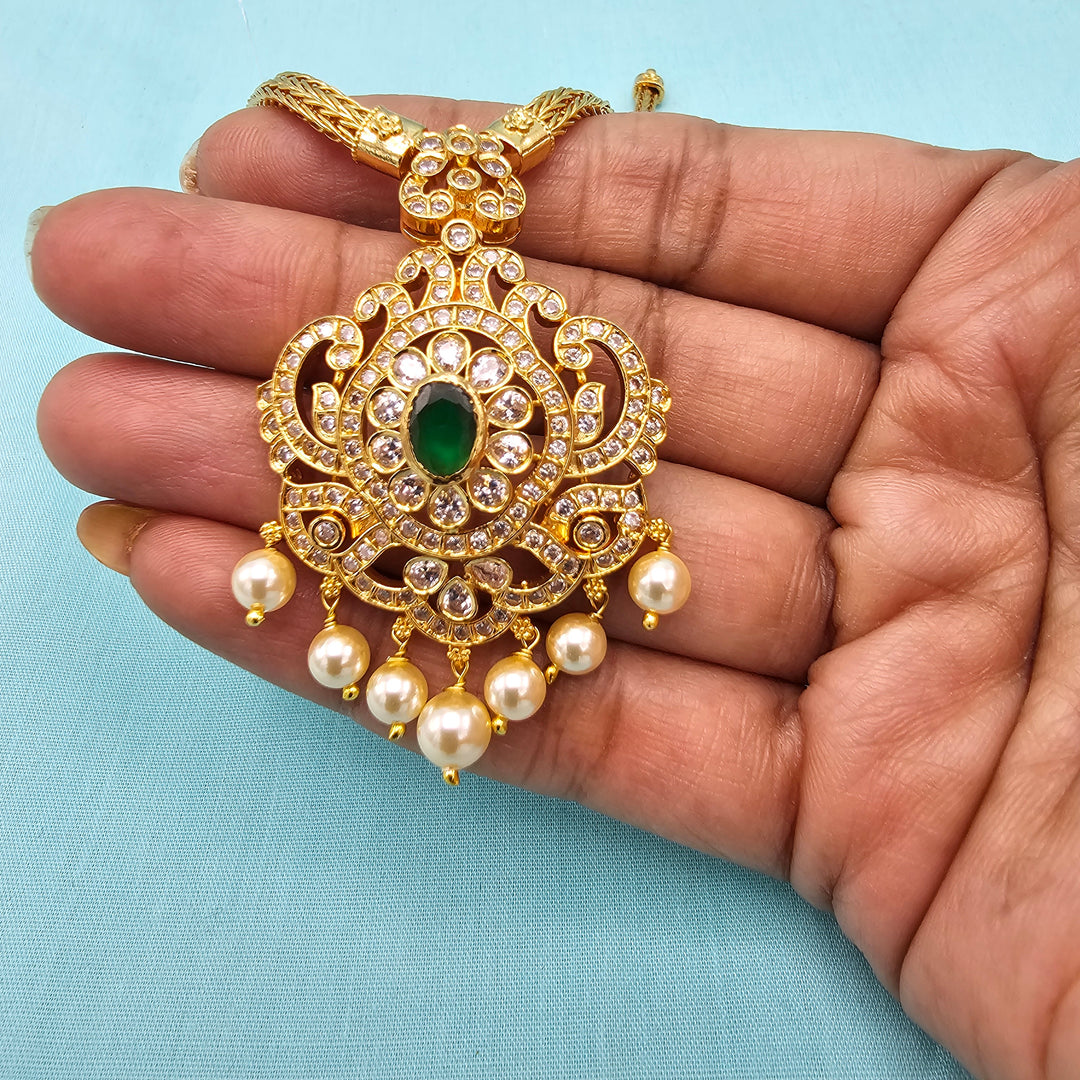 Short Emerald Necklace set