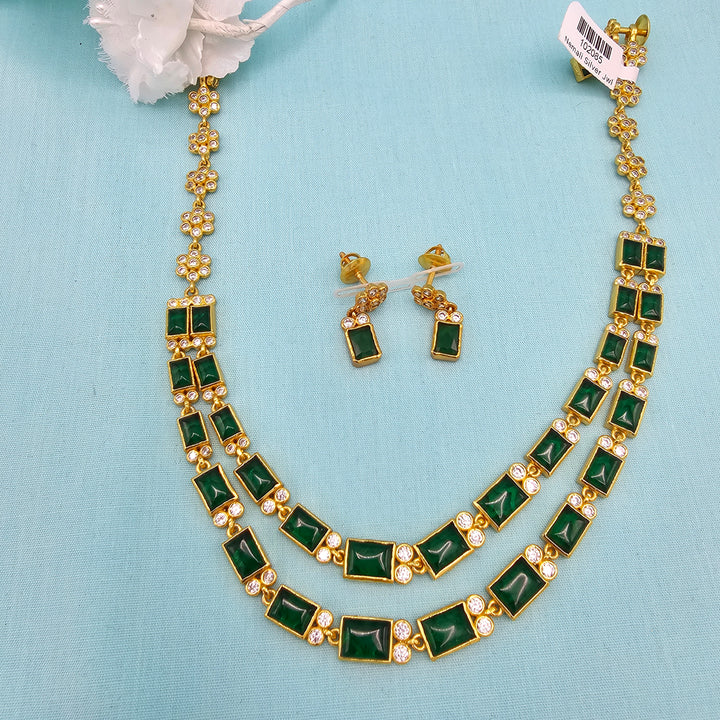 Silver 2L Emerald set