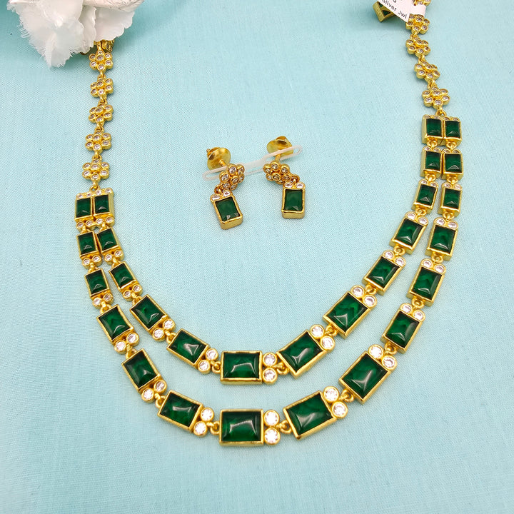 Silver 2L Emerald set