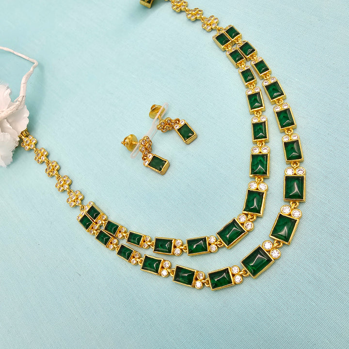 Silver 2L Emerald set