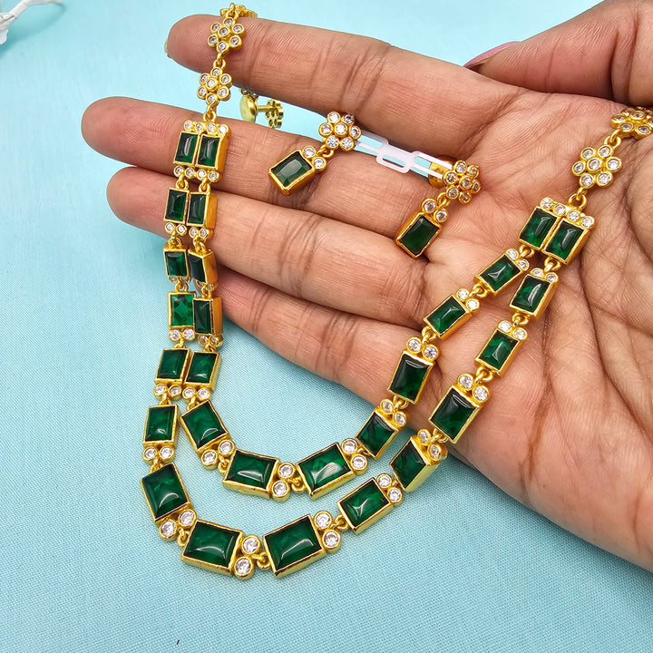 Silver 2L Emerald set